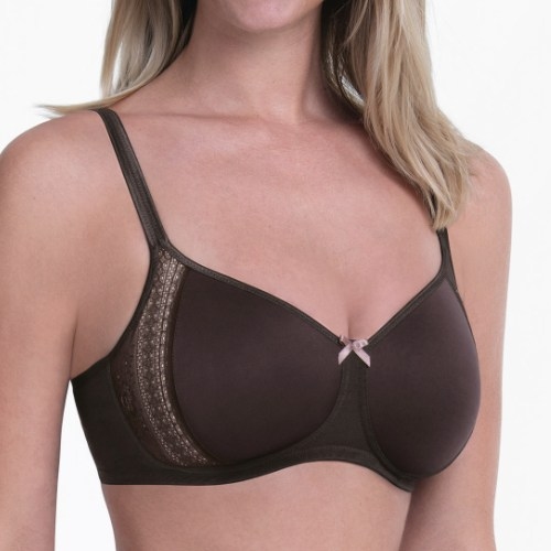 Rosa Faia Fleur chocolate soutien-gorge sans forme