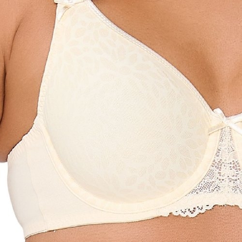 LingaDore Quotidien Uni Fit Plus Bra ivoire soutien-gorge sans forme