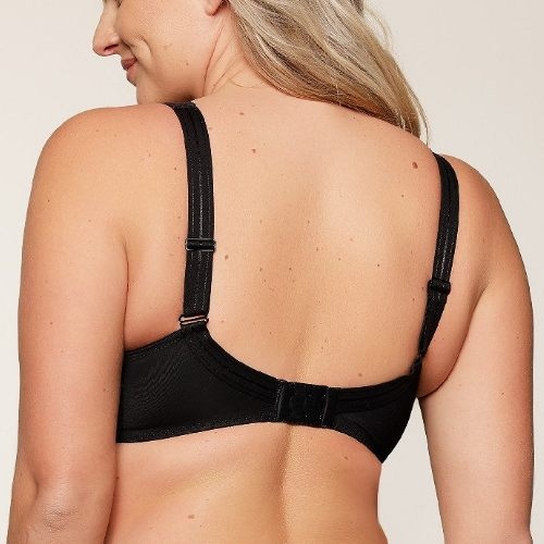 LingaDore Quotidien Uni Fit Plus Bra noir/poudre soutien-gorge rembourré