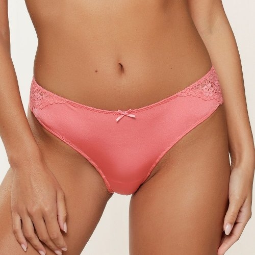 LingaDore Quotidien Basic spiced coral slip