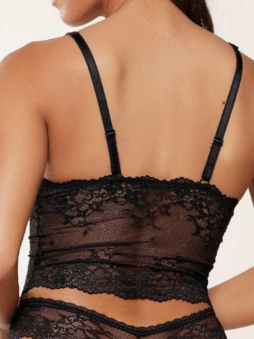 LingaDore Quotidien Basic noir soutien-gorge sans armatures en dentelle