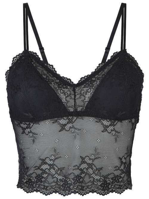 LingaDore Quotidien Basic noir soutien-gorge sans armatures en dentelle