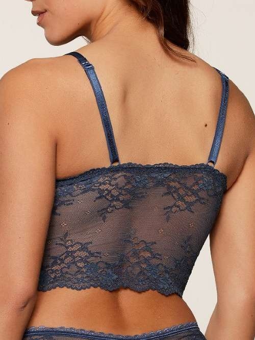 LingaDore Quotidien Basic dark denim soutien-gorge sans armatures en dentelle