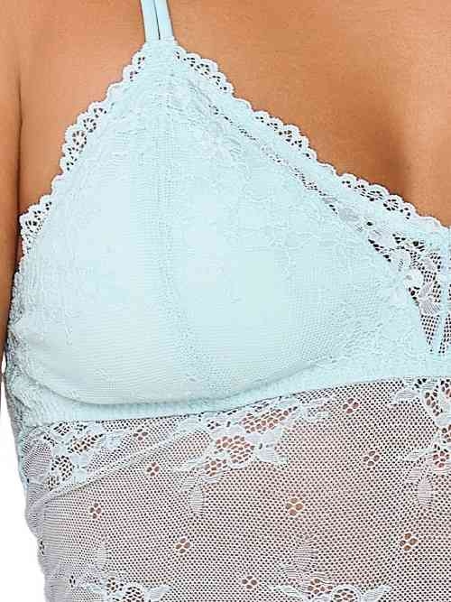 LingaDore Quotidien Basic blue soutien-gorge sans armatures en dentelle