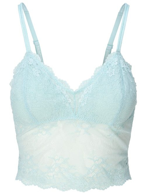 LingaDore Quotidien Basic blue soutien-gorge sans armatures en dentelle