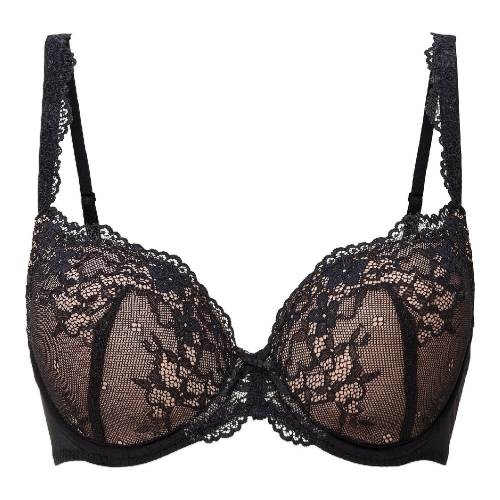LingaDore Quotidien Basic noir/poudre soutien-gorge rembourré