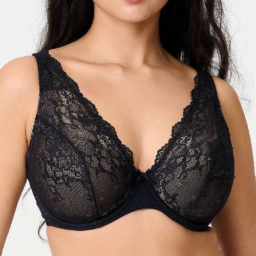 LingaDore Quotidien Triangel noir/poudre soutien-gorge rembourré