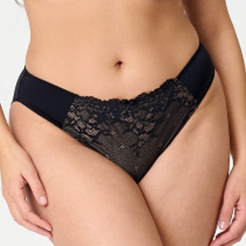 LingaDore Quotidien Maxi Slip noir/poudre slip