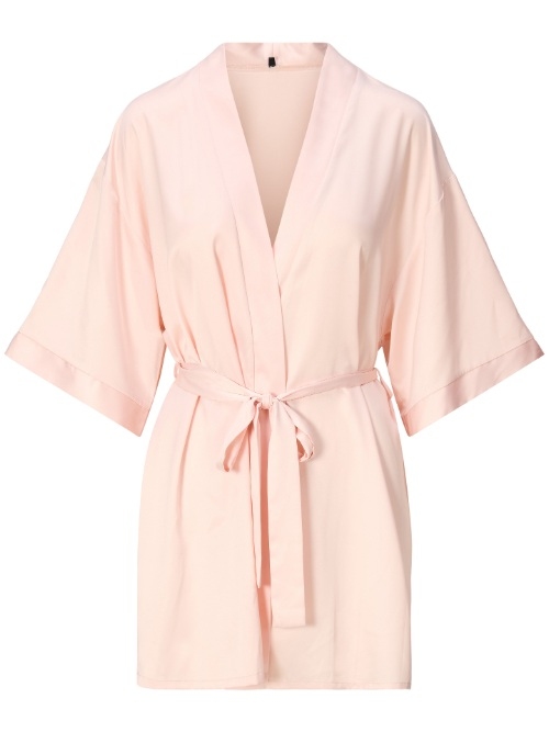 LingaDore Quotidien Basic light apricot kimono