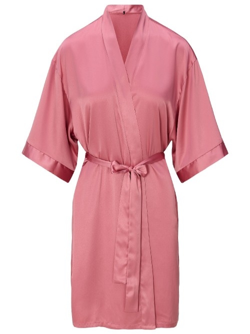 LingaDore Quotidien Basic dusty rose kimono