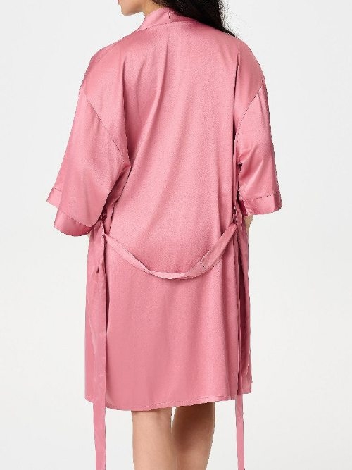 LingaDore Quotidien Basic dusty rose kimono