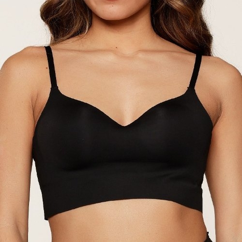 LingaDore Quotidien Basic noir soutien-gorge sans armatures en dentelle