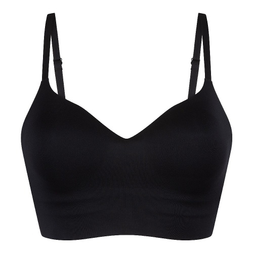 LingaDore Quotidien Basic noir soutien-gorge sans armatures en dentelle