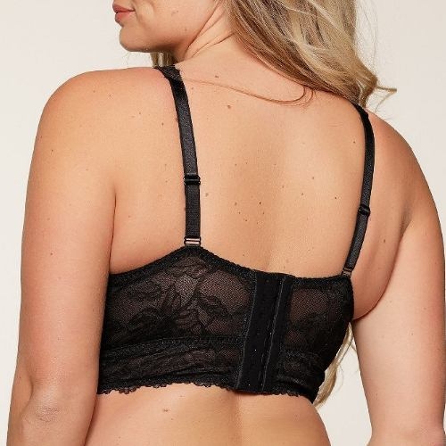 LingaDore Quotidien Basic noir soutien-gorge sans armatures en dentelle