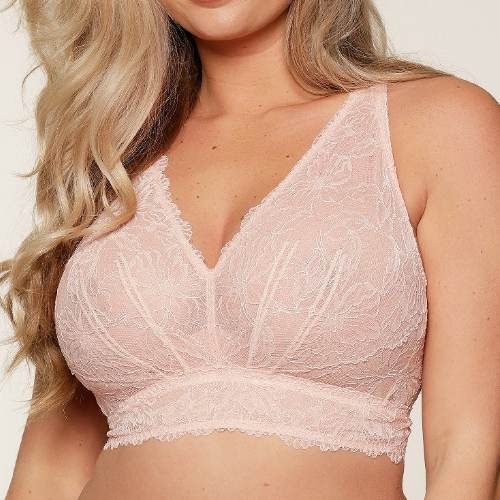 LingaDore Quotidien Basic powder soutien-gorge sans armatures en dentelle