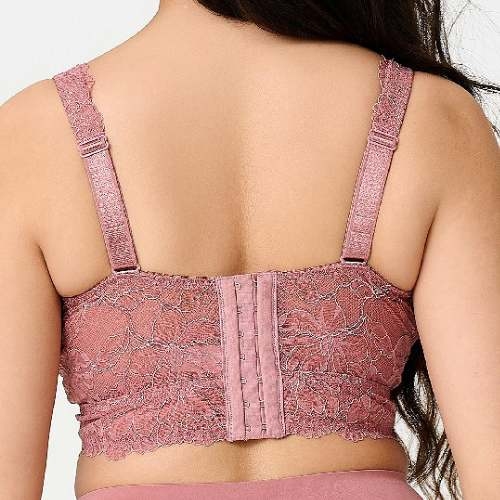 LingaDore Quotidien Basic vieux rose soutien-gorge sans armatures en dentelle