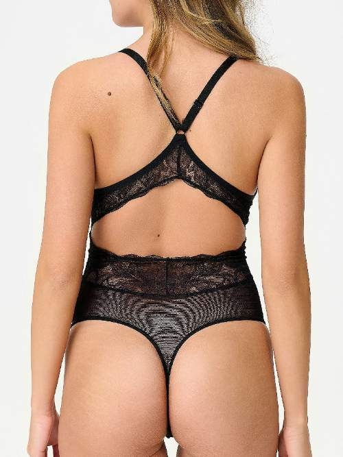 LingaDore String Body noir corselet