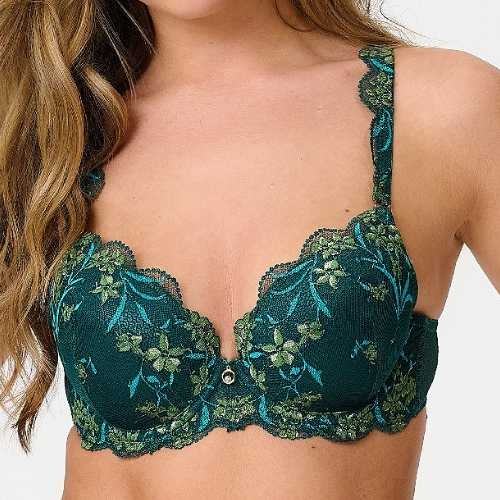 LingaDore Pine Green Lace pine green soutien-gorge push up