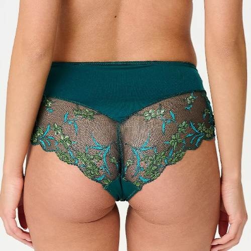 LingaDore Pine Green Lace pine green slip