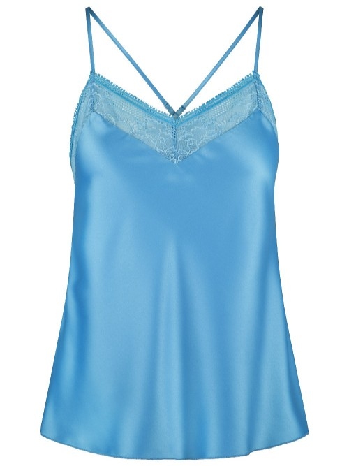 LingaDore Night 7804 blue top spaghetti