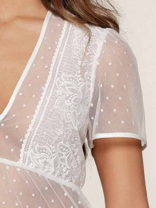 LingaDore Night 7809 blanc cassé chemise de nuit