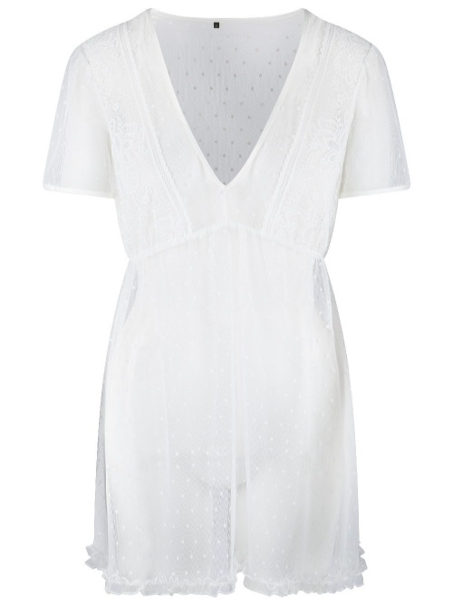 LingaDore Night 7809 blanc cassé chemise de nuit