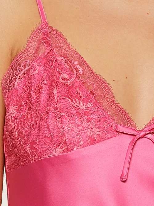 LingaDore Night 8006 rose top spaghetti