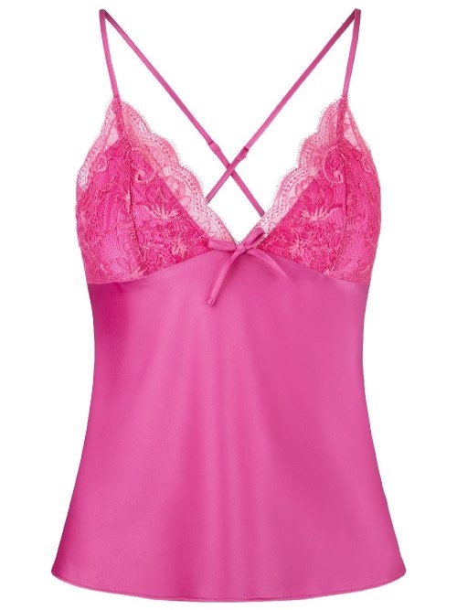 LingaDore Night 8006 rose top spaghetti