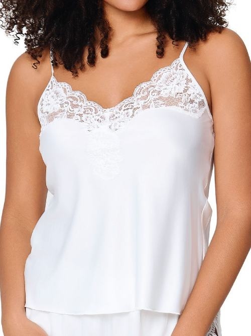 LingaDore Night 8301 ivoire top spaghetti