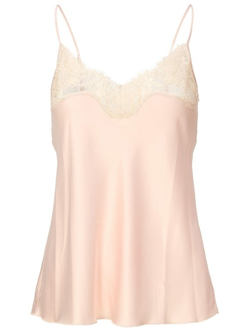 LingaDore Night 8304 beige top spaghetti
