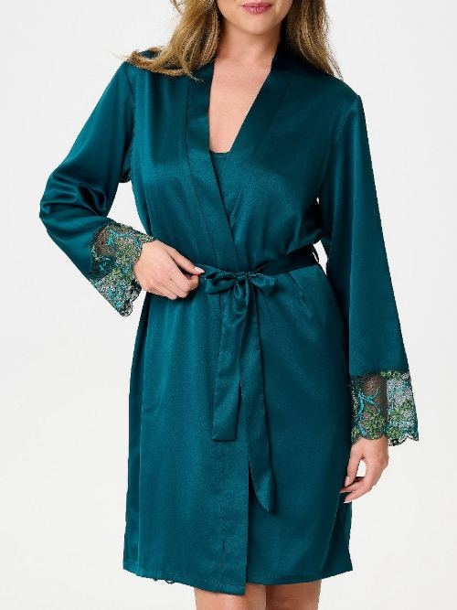 LingaDore Night 8502 pine green kimono