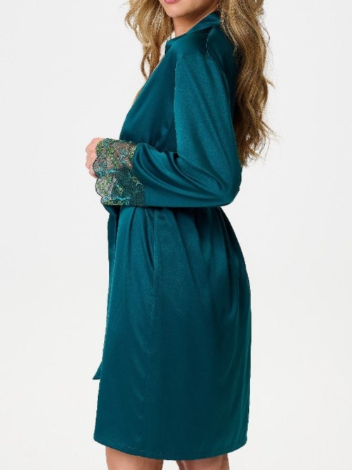 LingaDore Night 8502 pine green kimono