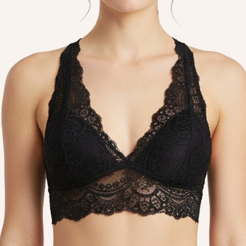 LingaDore Exclusives noir soutien-gorge sans armatures en dentelle