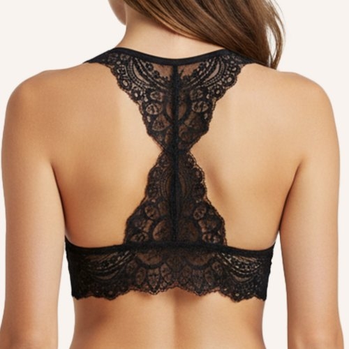 LingaDore Exclusives noir soutien-gorge sans armatures en dentelle