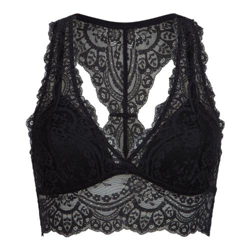 LingaDore Exclusives noir soutien-gorge sans armatures en dentelle