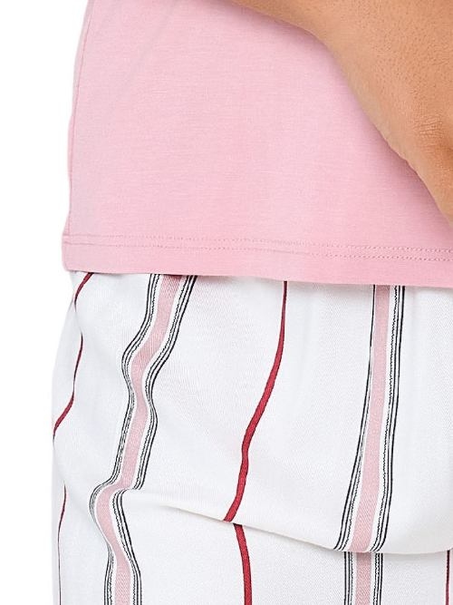 LingaDore Night 8417 rose/imprimé pyjama
