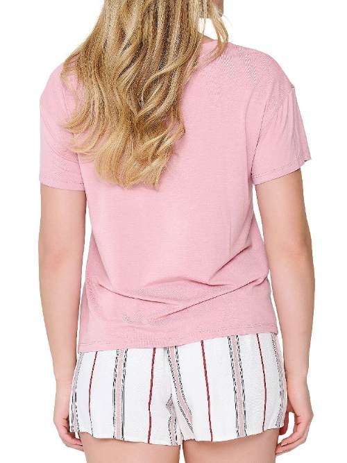 LingaDore Night 8418 rose/imprimé shortama