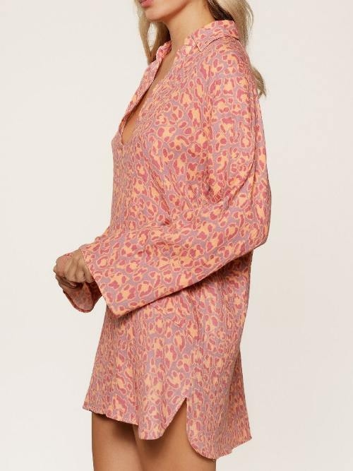 LingaDore Night 8115 leopard chemise de nuit