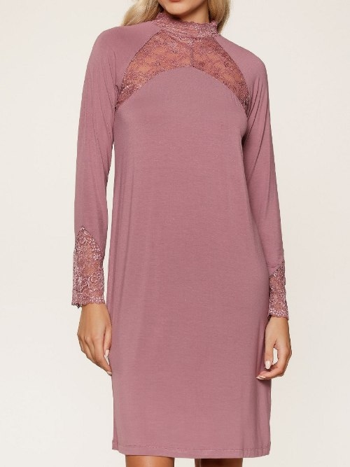 LingaDore Night 8110 wistful mauve chemise de nuit
