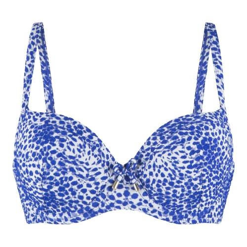 Plage de LingaDore 7709 blanc/bleu haut de bikini préformé