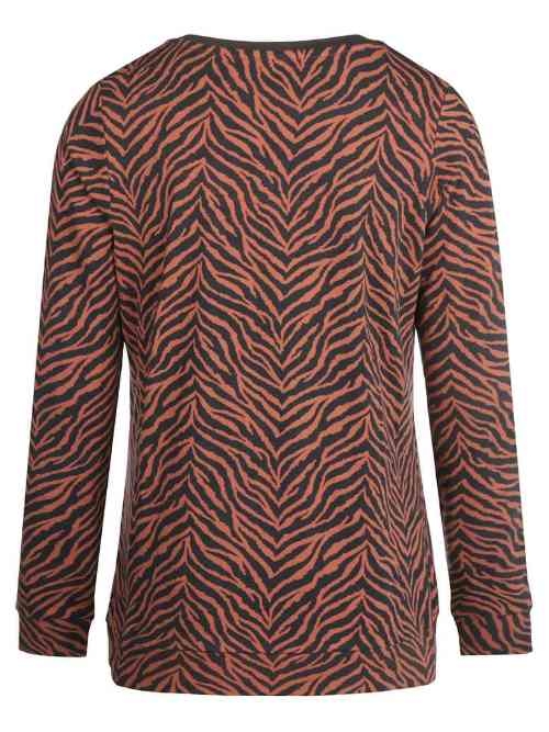 Charlie Choe Wild Nights brun/imprimé chemise de nuit