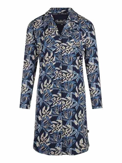 Charlie Choe Daydreams marine chemise de nuit