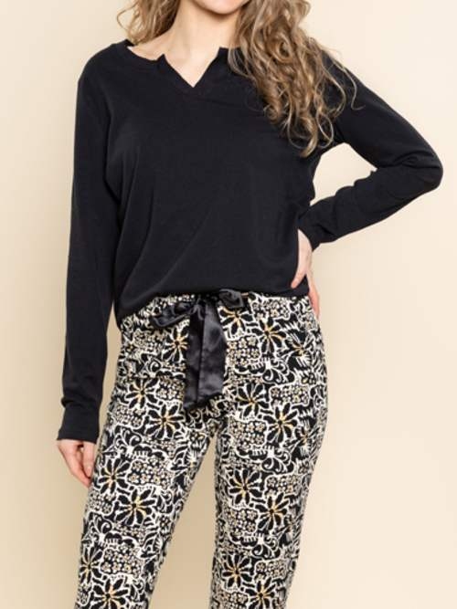 Charlie Choe Nightfall noir chemise de nuit
