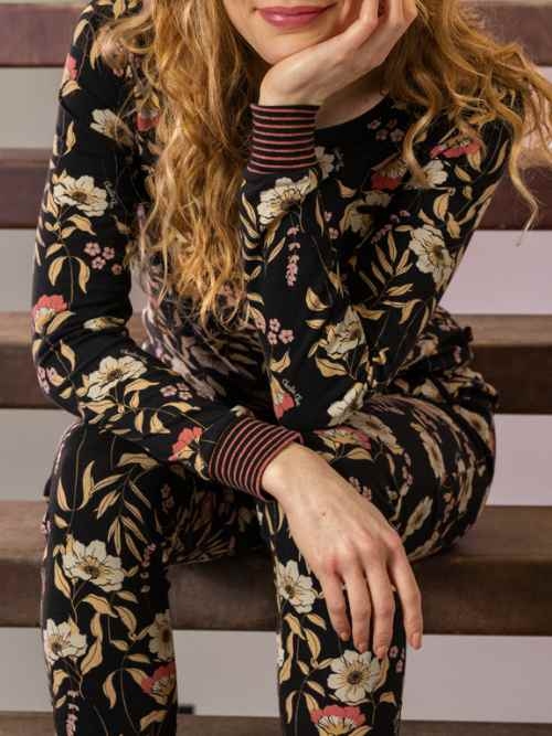 Charlie Choe Nightfall noir pantalon de pyjama