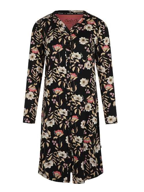 Charlie Choe Nightfall noir chemise de nuit