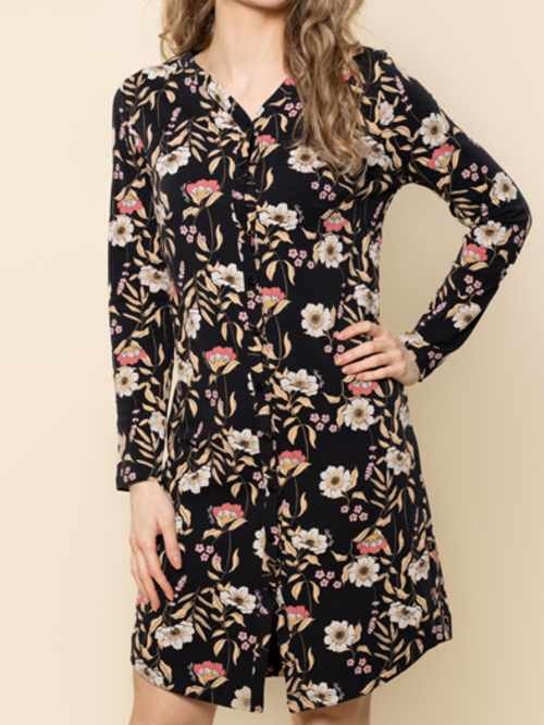 Charlie Choe Nightfall noir chemise de nuit