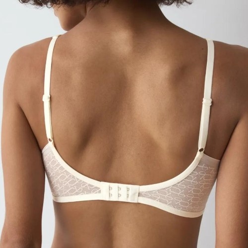 Triomphe Signature Sheer blanc écru soutien-gorge rembourré