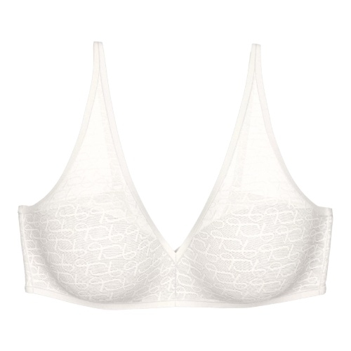 Triomphe Signature Sheer blanc écru soutien-gorge rembourré