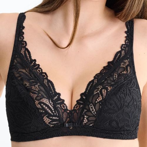 Lisca Tiara noir soutien-gorge sans armatures en dentelle