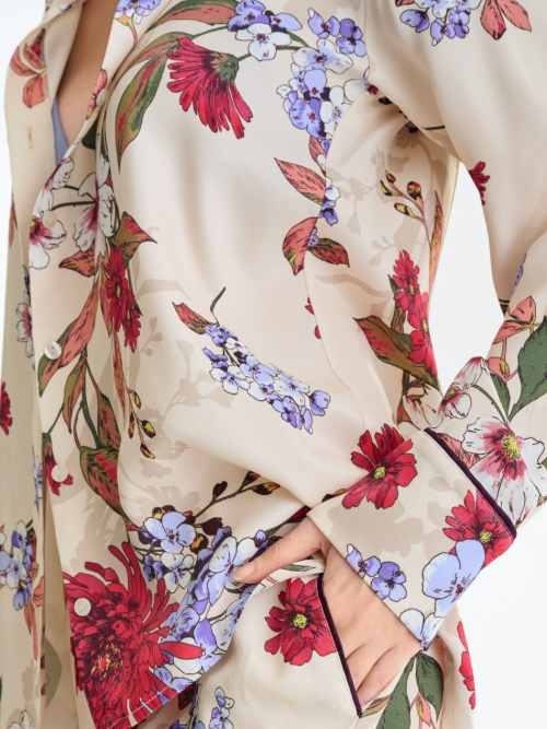 Lisca Nachtmode Tamara flower garden blouse
